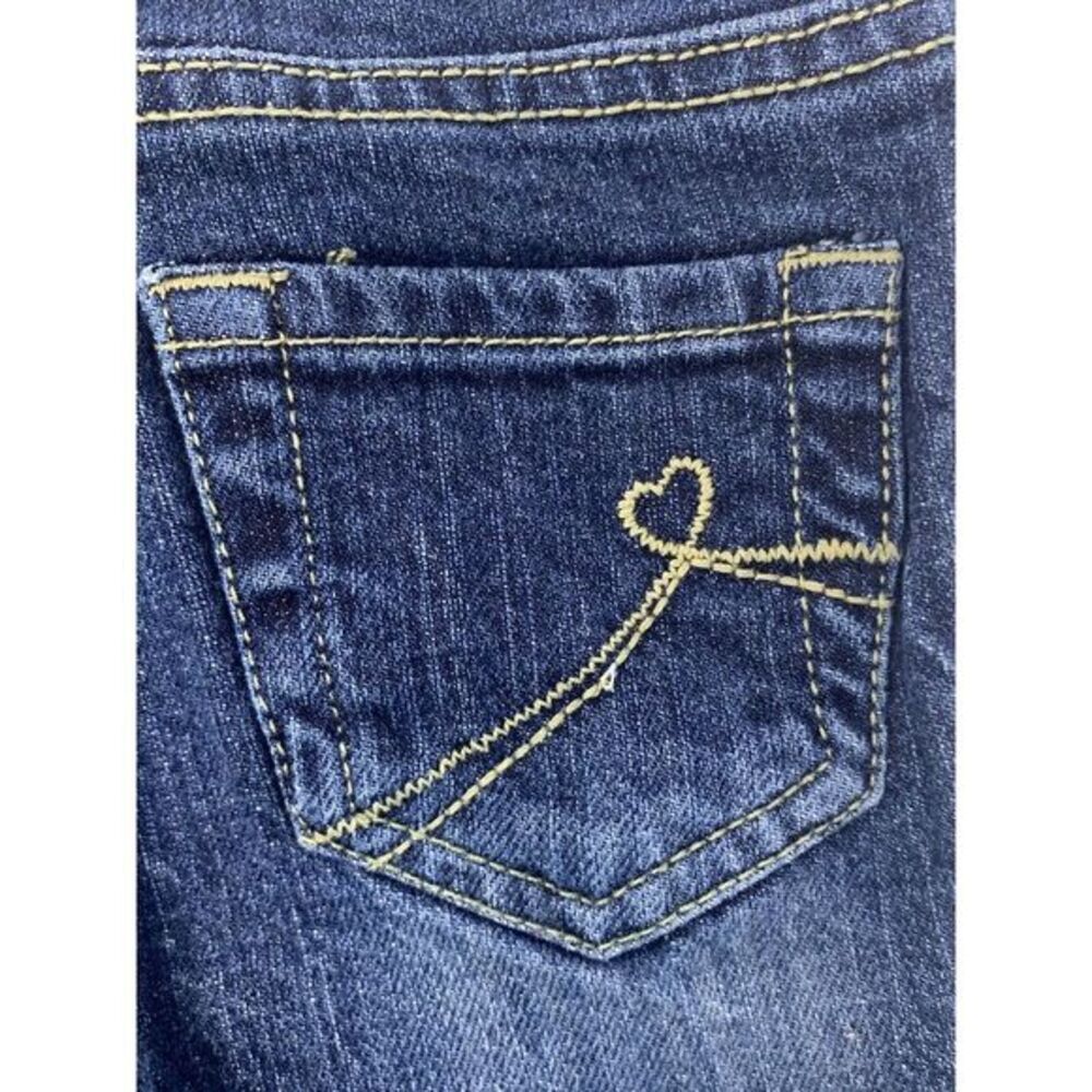 PLACE Blue Denim Bootcut Stretch Adjustable Waist Girl's Jeans Size 3T - Picture 3 of 6